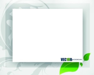 Greeting Card Blank Sheet For Text Vector 01
