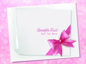 Greeting Card Blank Sheet For Text Vector 02