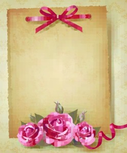 Greeting Card Blank Sheet For Text Vector 04