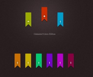Unlimited Colors Ribbons Vector