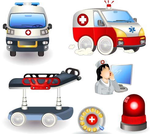 Vector 3D Medical Supplies Icons 01