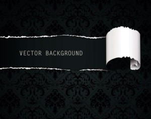 Vector Ripped and Torn Paper Texture 03