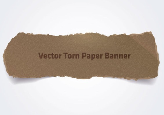 Vector Ripped and Torn Paper Texture 04