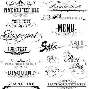 Black Sales and Discounts Floral Borders 01