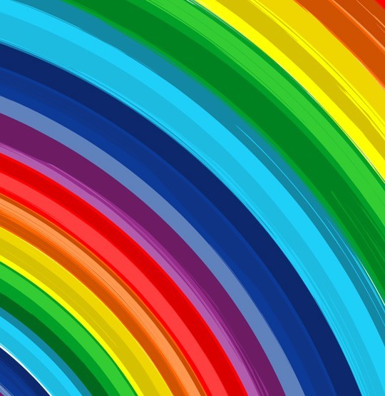 Colorful Rainbow Background Vector