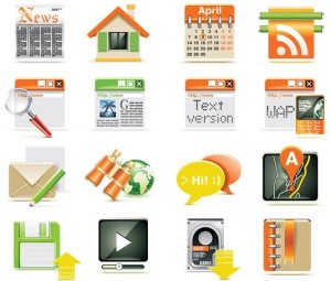 Vector Candy Web Application Icons