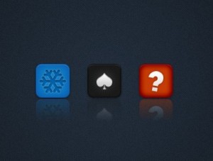 3 Sleek iOS Icons PSD