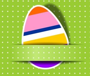 Elegant Happy Easter Eggs Desgin Vector 05