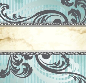 Elegant Vintage Floral Frames Vector 04