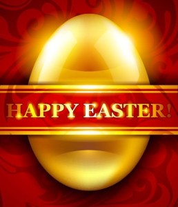Elegant Happy Easter Card Templates Vector 07