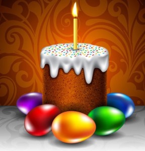 Elegant Happy Easter Card Templates Vector 08