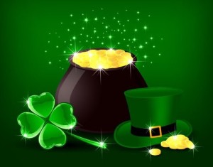 St.Patrick's Day Shamrock Template Vector 03