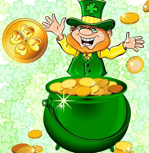 St.Patrick's Day Shamrock Template Vector 07