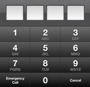 iPhone 5 iOS 6 Screenlock GUI PSD