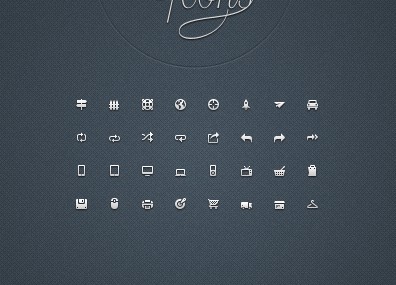 Mini Web Icon Set (AI + EPS + PSD + PNG) 03