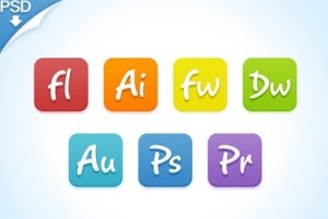 Candy Adobe Products Icon Set