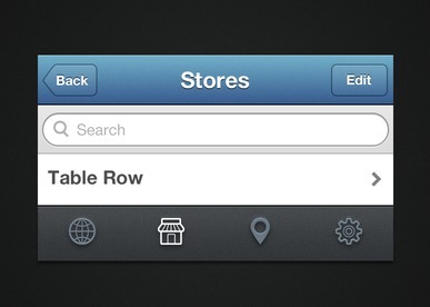 Classic iPhone APP UI Kit PSD