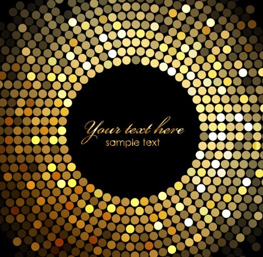 Colorful Shining Mosaic Vector Background 02
