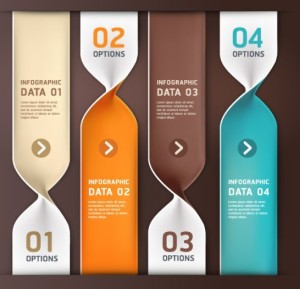 Vector Origami Infographic Option Labels 13