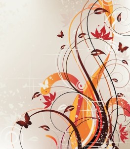 Artistic Vintage Floral Vector Background 03