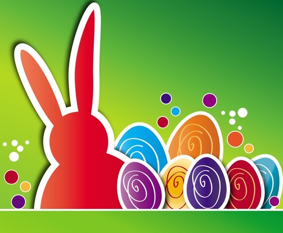 Candy Happy Easter Card Cover Vector Design 03