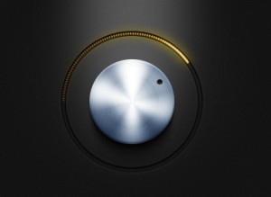 Elegant Sleek Knob PSD