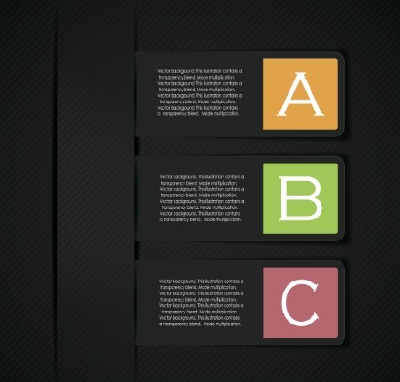 Fashion Origami Step Options Vector Label For Infographic 01