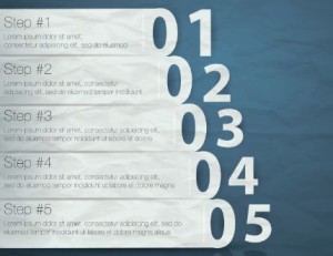 Fashion Origami Step Options Vector Label For Infographic 03