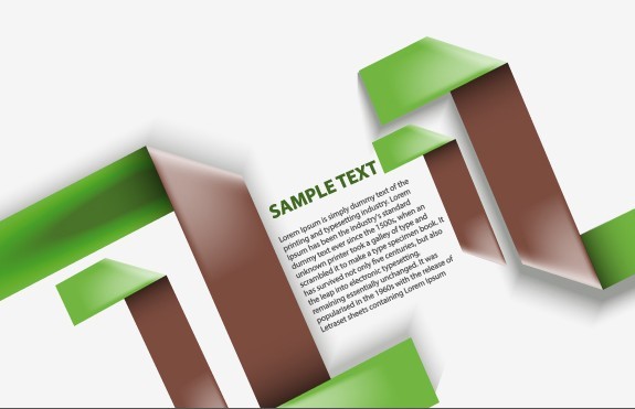 Fashion Origami Step Options Vector Label For Infographic 08