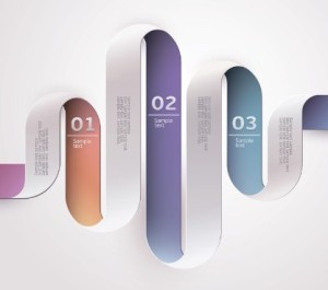 Fashion Origami Step Options Vector Label For Infographic 10