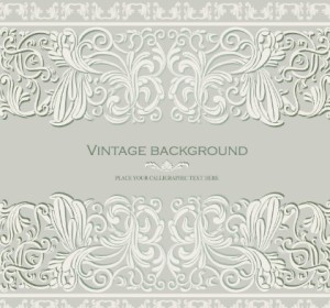 Pastel Vintage Floral Vector Borders and Frames 01