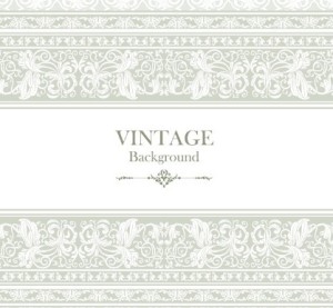 Pastel Vintage Floral Vector Borders and Frames 02