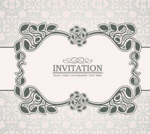 Pastel Vintage Floral Vector Borders and Frames 03