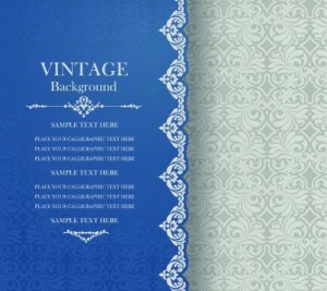 Pastel Vintage Floral Vector Borders and Frames 05