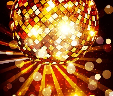 Fashion and Bright Vector Disco Background 02