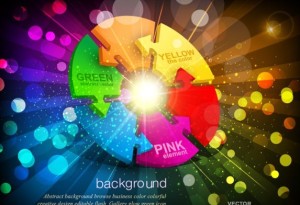 Fashion and Bright Vector Disco Background 04