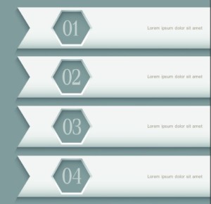 Simple Number Options Vector Labels 05