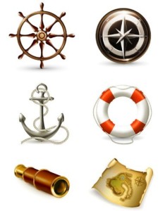 Vector Cartoon Pirate Elements 05