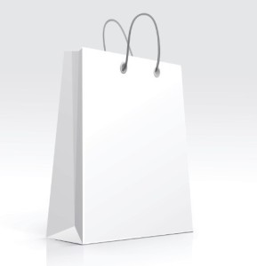 Elegant Vector Paper Shopping Bag Design Template 02