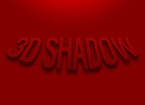 3D Shadow Effect Layered PSD