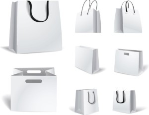 Elegant Vector Paper Shopping Bag Design Template 06