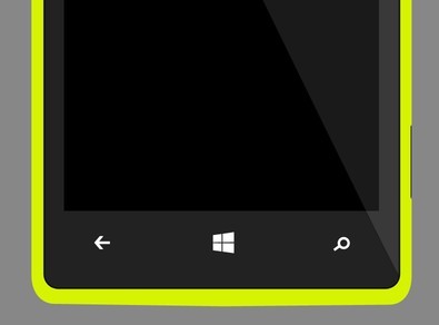 Flat HTC 8X Mockup PSD