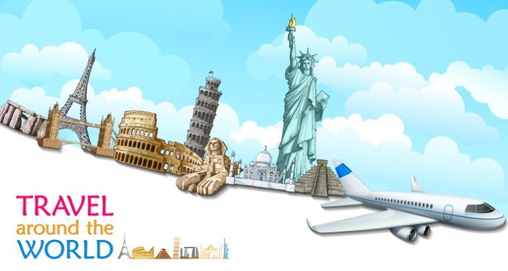 Most Famous Landmarks in the World Vector Illustration 04