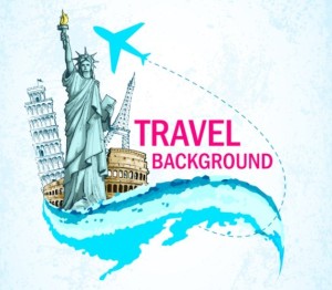 Most Famous Landmarks in the World Vector Illustration 05