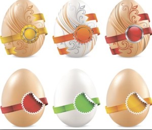 Creative Easter Eggs Design Vector 02