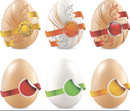Creative Easter Eggs Design Vector 02