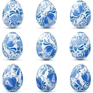 Creative Easter Eggs Design Vector 03