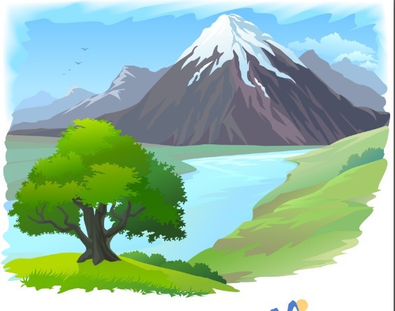 Free Vector Cartoon Nature Background 05 - TitanUI