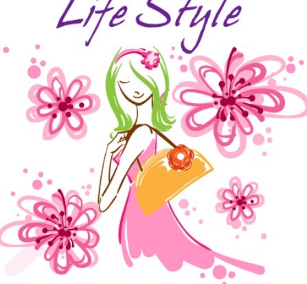 Fashion Hand Drawn Vector Spring Girl 01