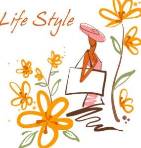 Fashion Hand Drawn Vector Spring Girl 04